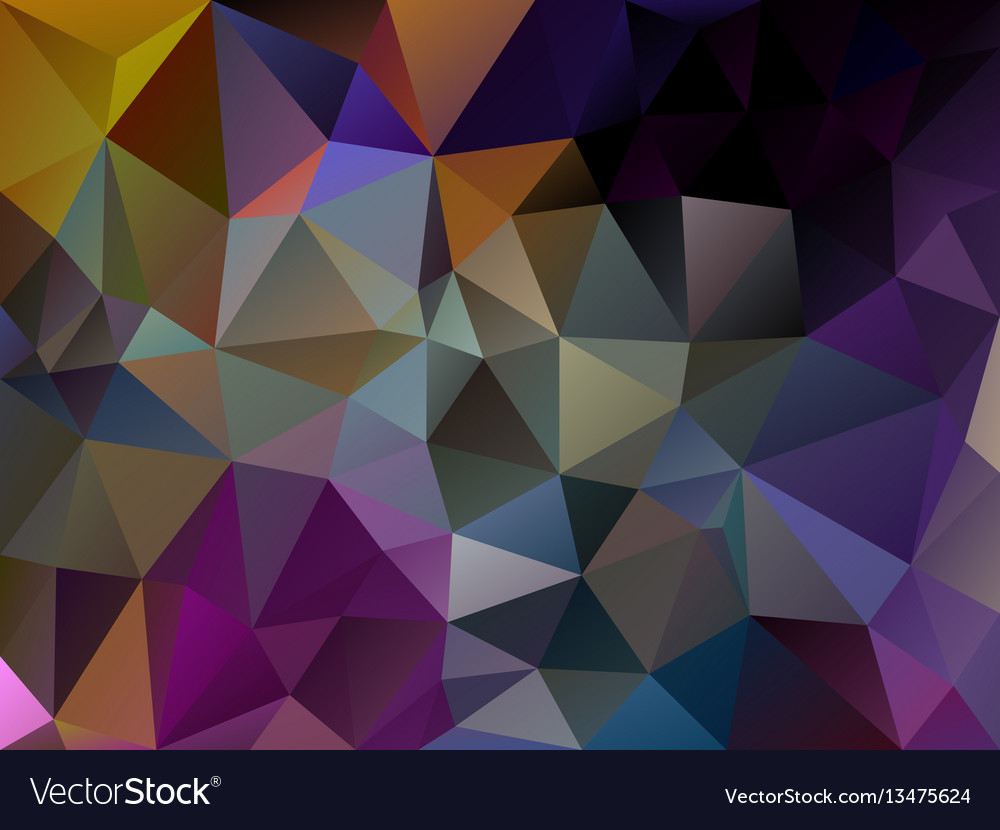 Dark irregular polygon background multi