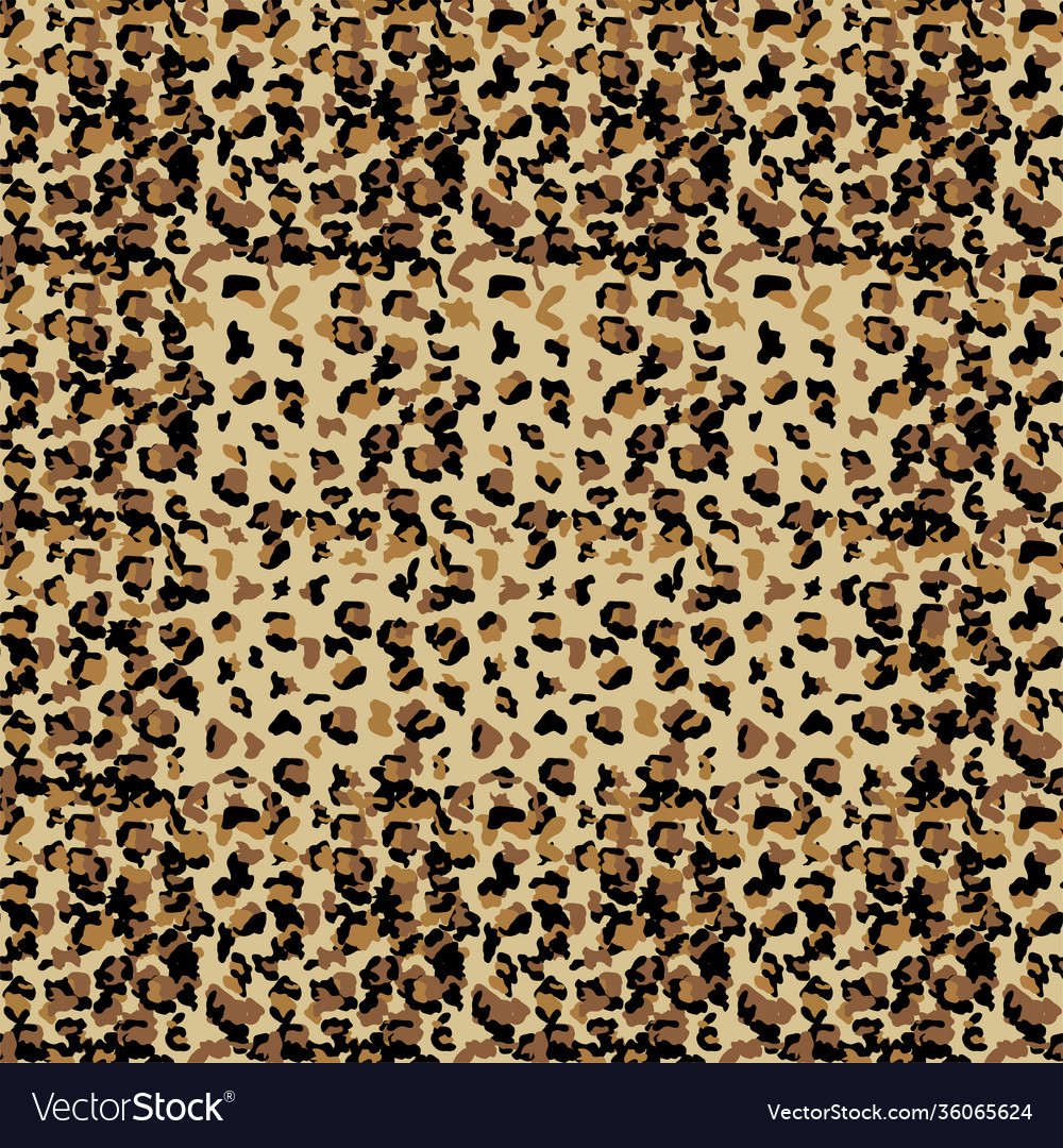 Leopard seamless pattern design background vector image Leopard seamless pattern design background