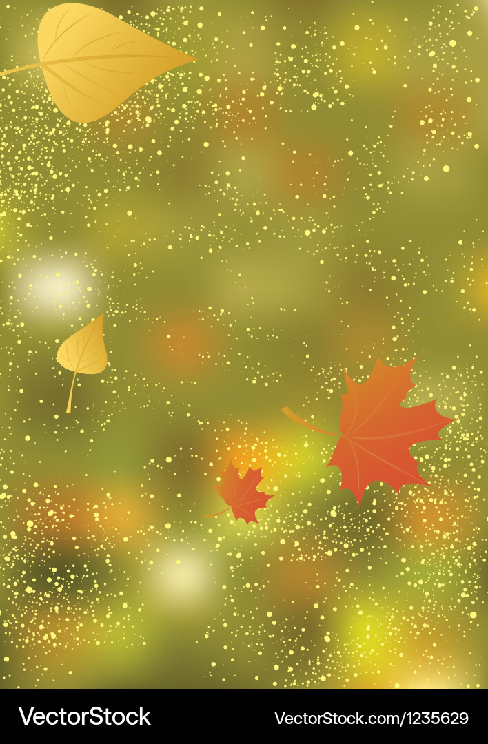 Abstract autumn background Royalty Free Vector Image