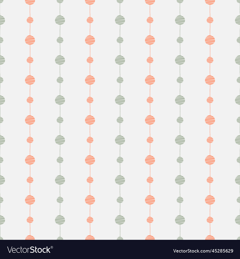 Abstract seamless pattern circles with lines