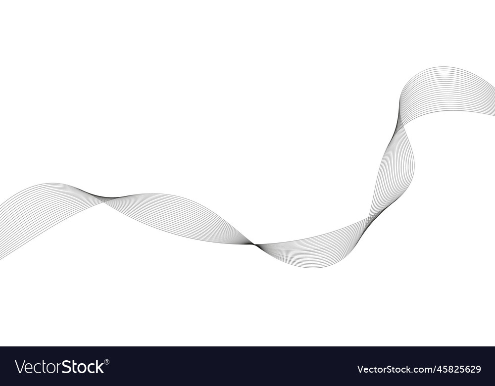 Abstract wave element for design digital
