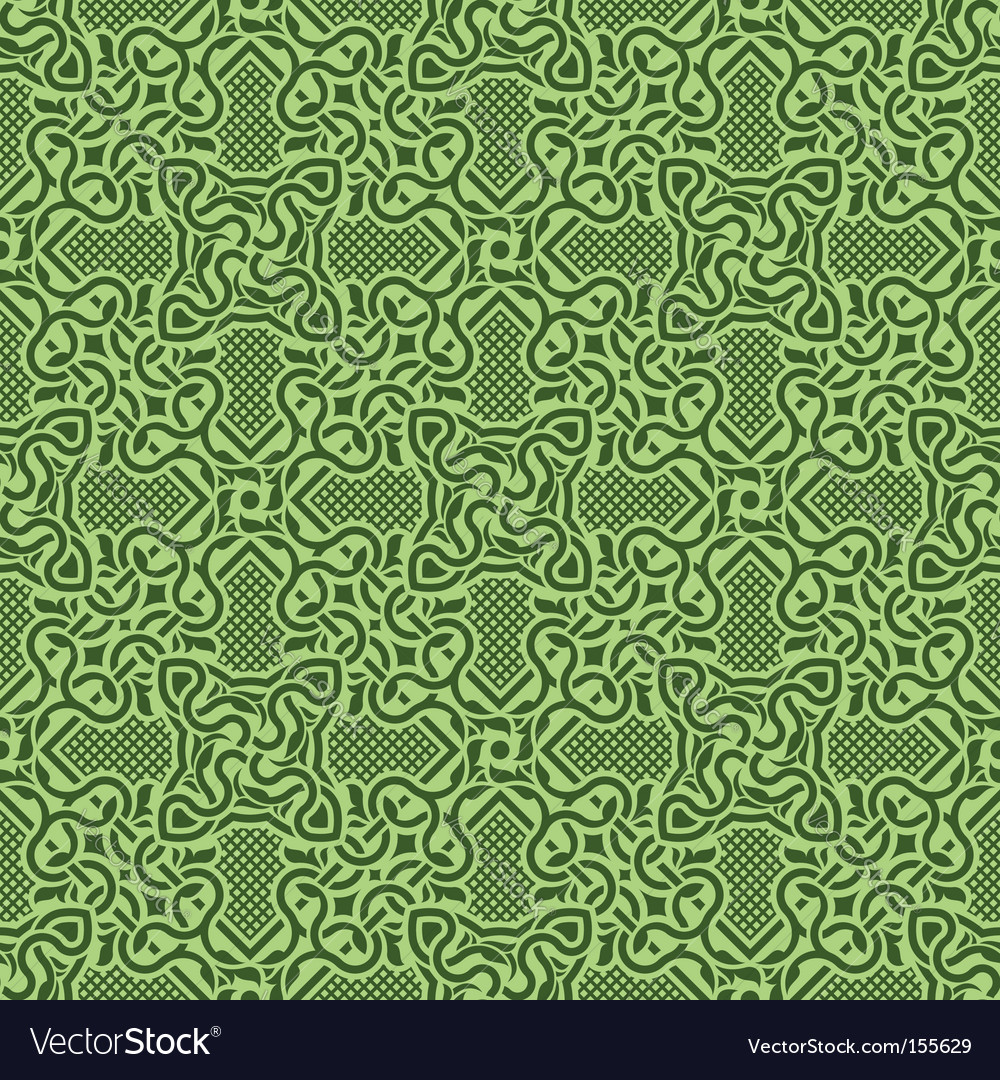 Damask Wallpaper Pattern Royalty Free Vector Image