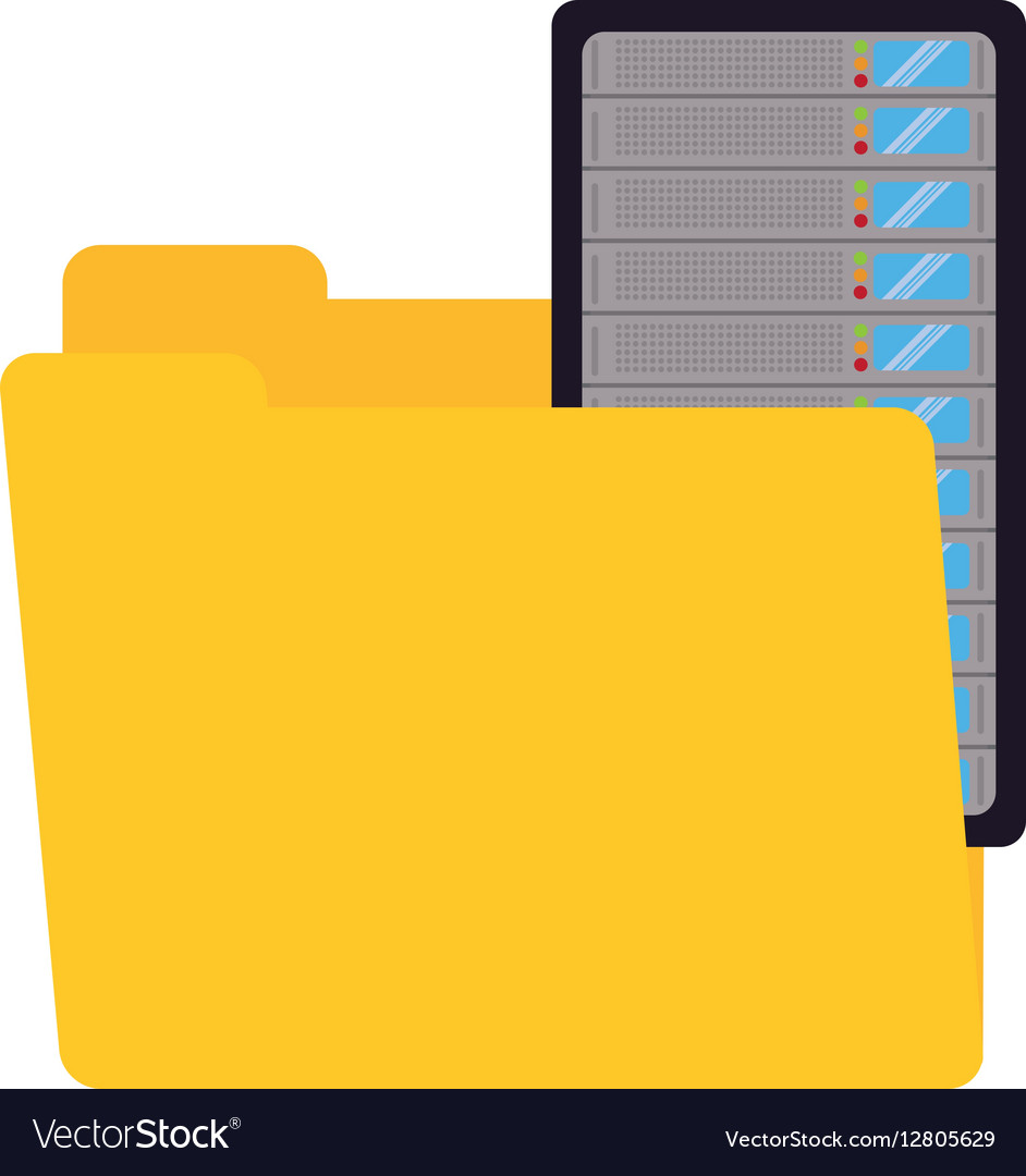 Folder data center server technology