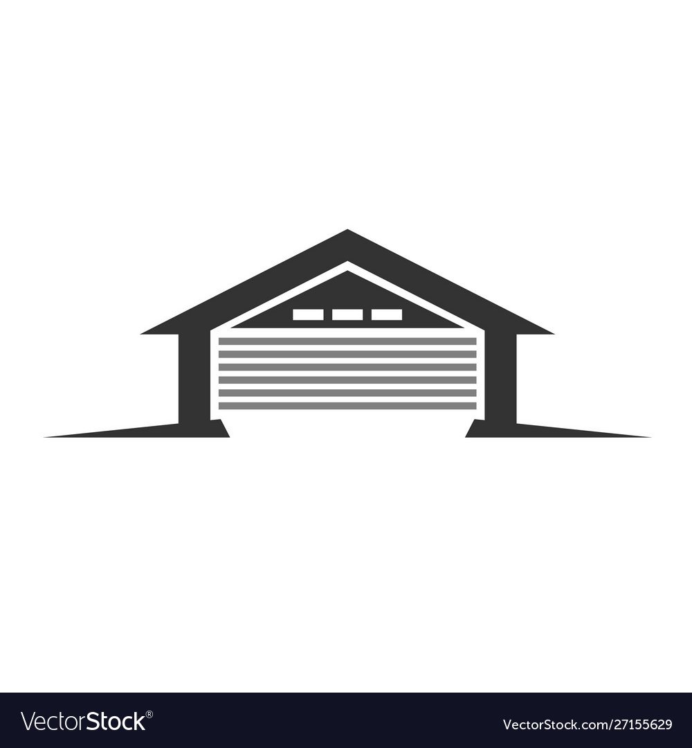 Garage icon isolated on white background