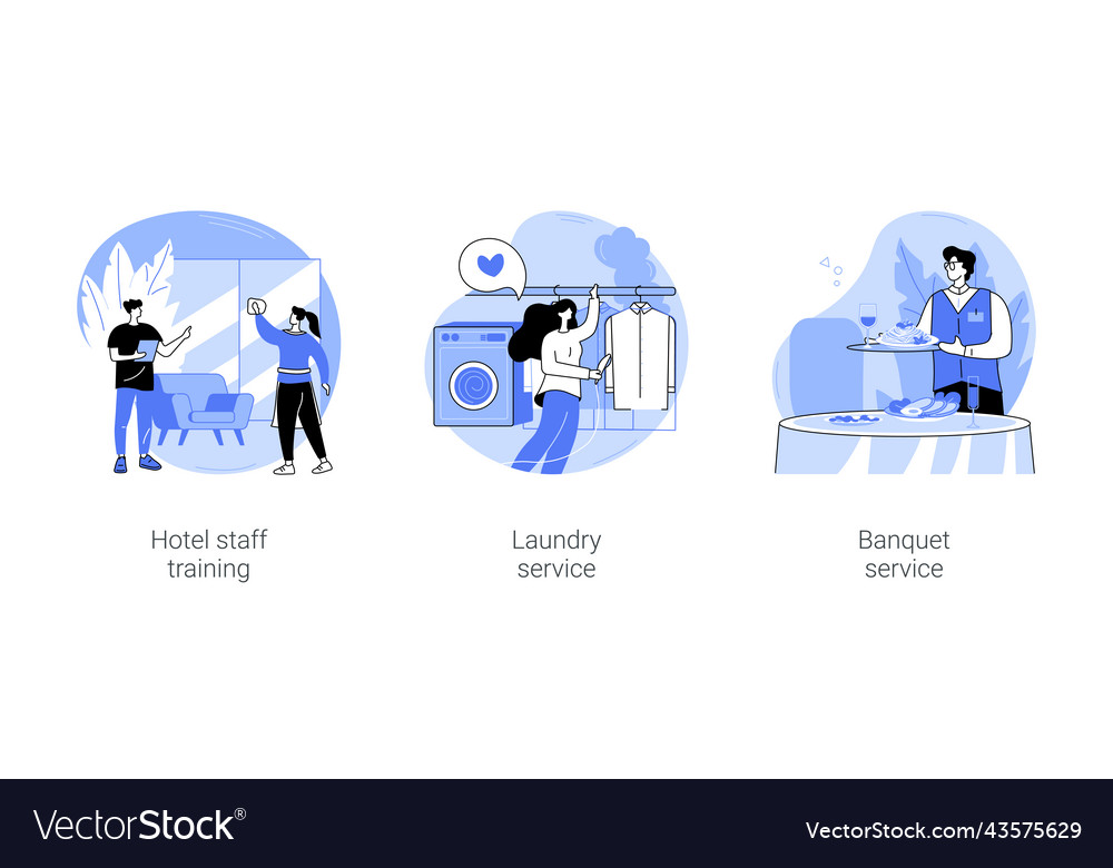 Hotel Business isoliert Cartoon