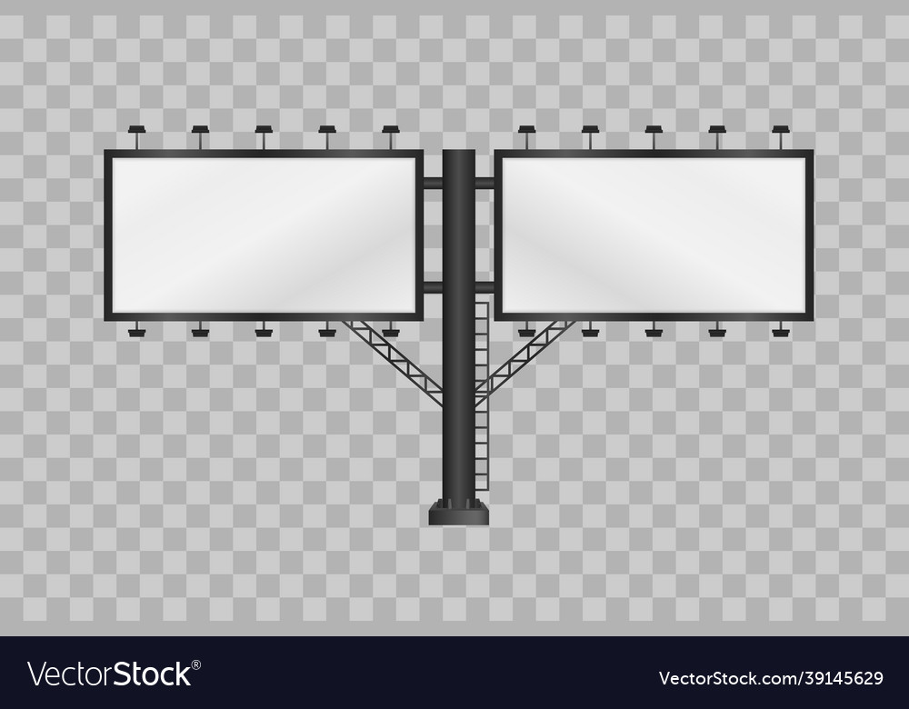 Poster oder Billboard Urban Banner für Werbung vector image Poster oder Billboard Urban Banner für Werbung