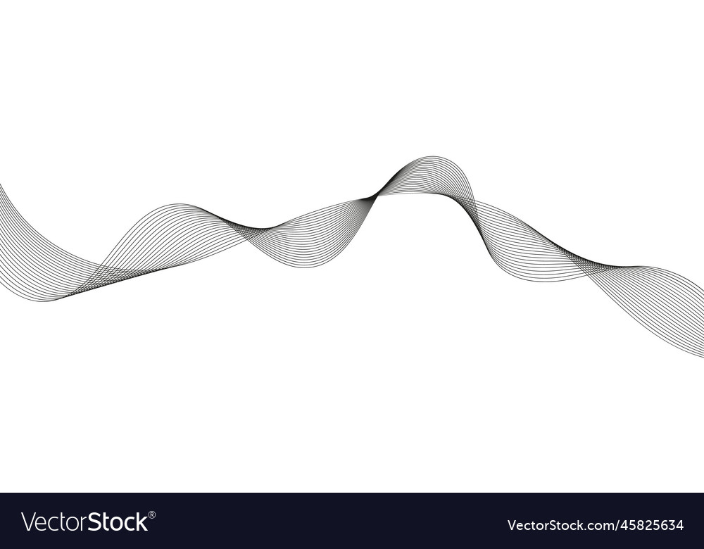 Abstract wave element for design digital vector image Abstract wave element for design digital