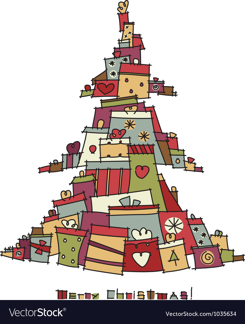 Colorful Gift Christmas Tree