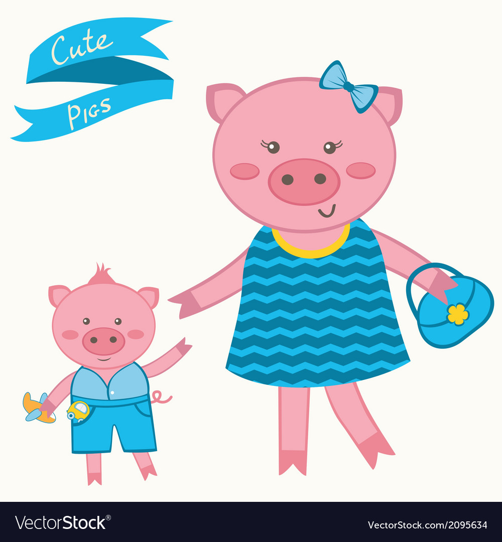 Cute pigs