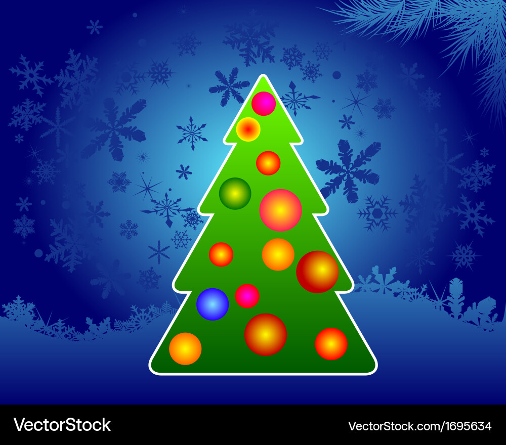 Green tree Royalty Free Vector Image - VectorStock