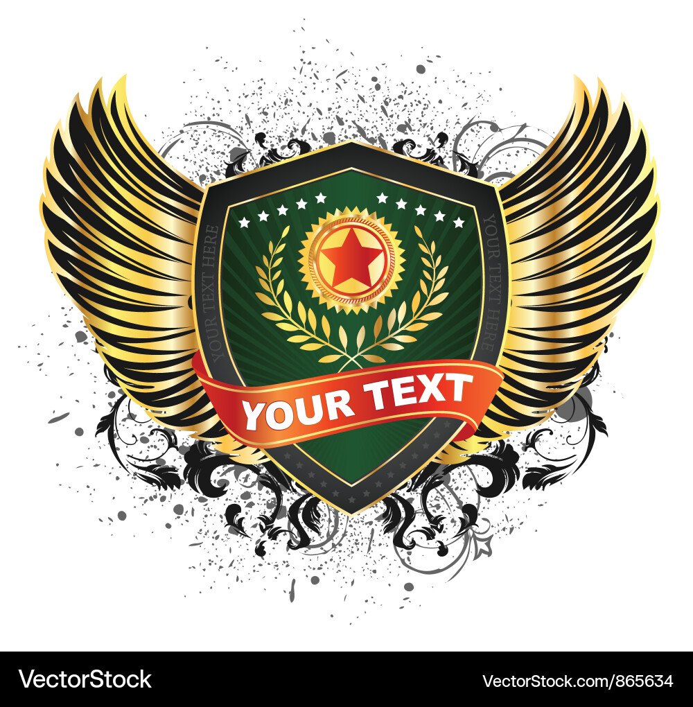 Label with grunge Royalty Free Vector Image - VectorStock