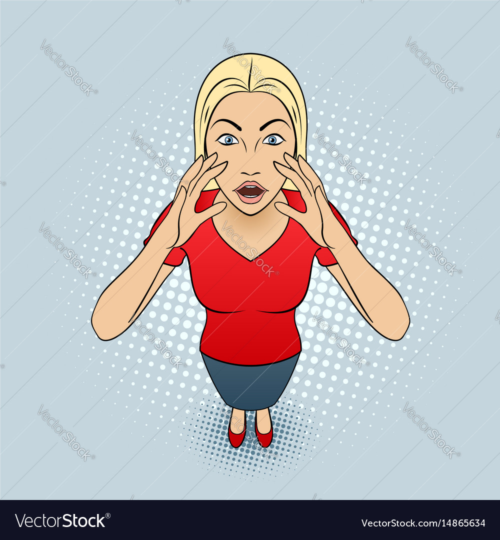 Woman gesturing