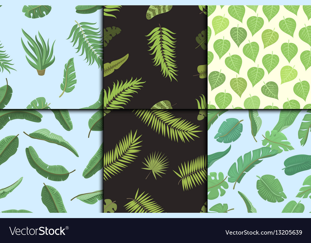 Banana Leaf Tropical Pattern