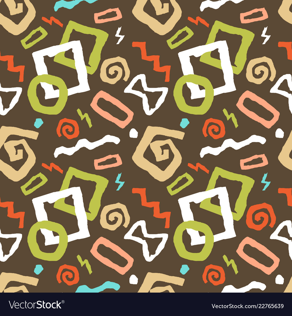 colorful seamless doodle art