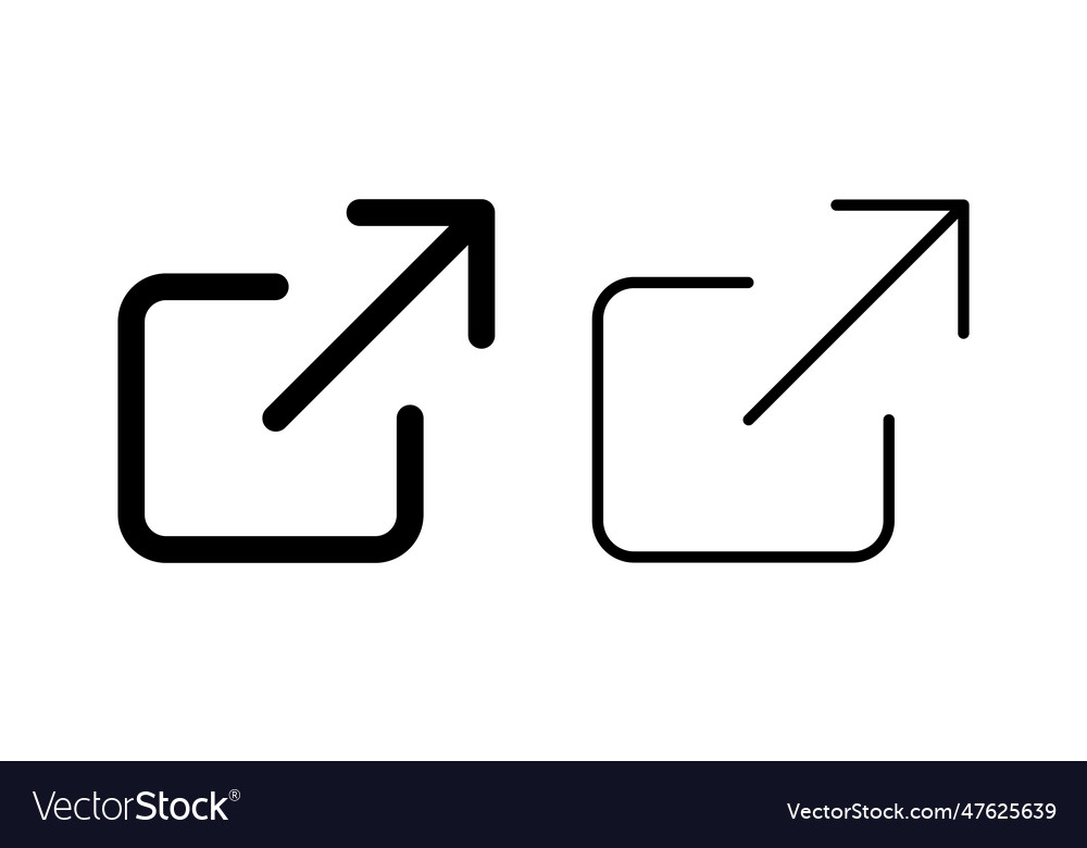 External link icon hyperlink chain symbol