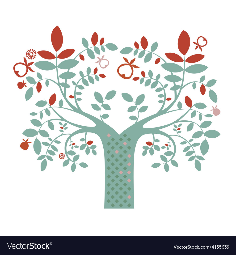 Fantasy tree Royalty Free Vector Image - VectorStock