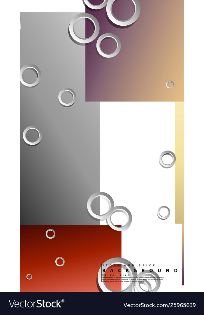 Ring abstract rectangular background with drop vector image Ring abstract rectangular background with drop