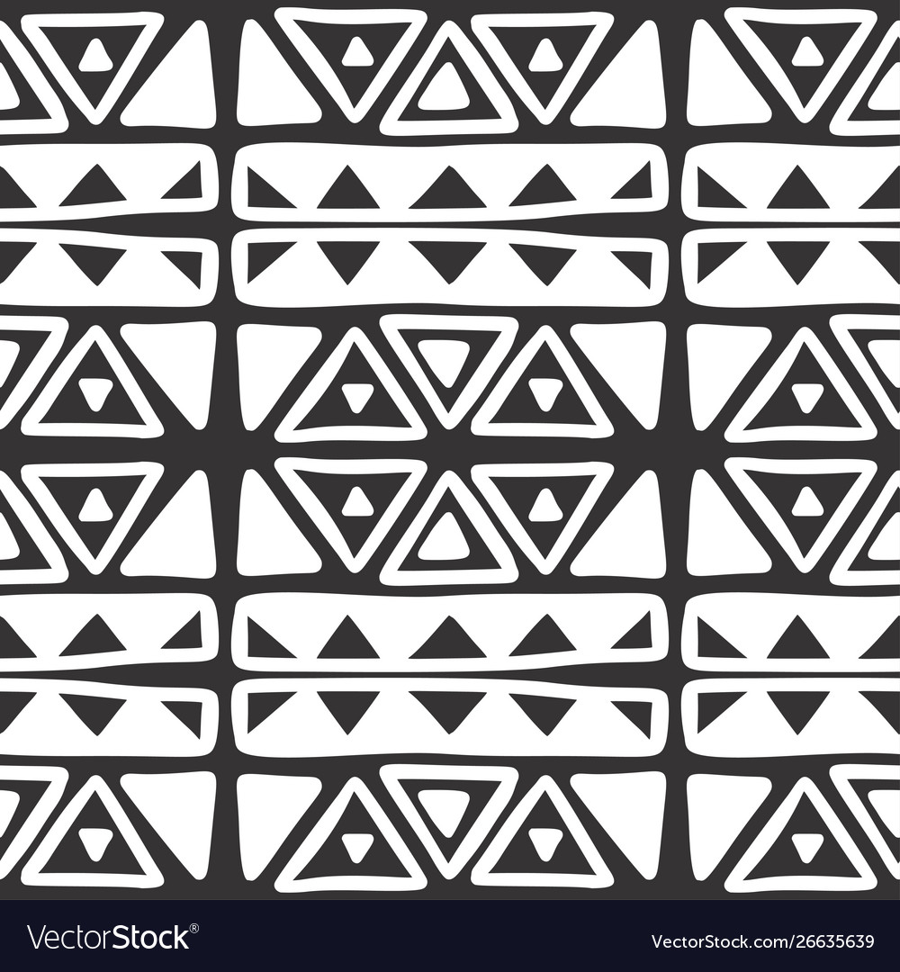 Seamless aztec pattern vector image Seamless aztec pattern