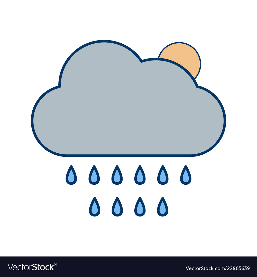 Summer rain icon