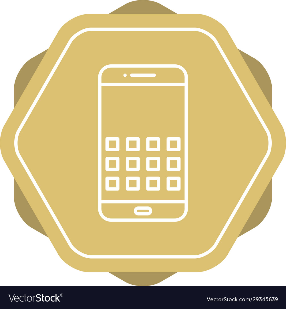 Unique security code line icon