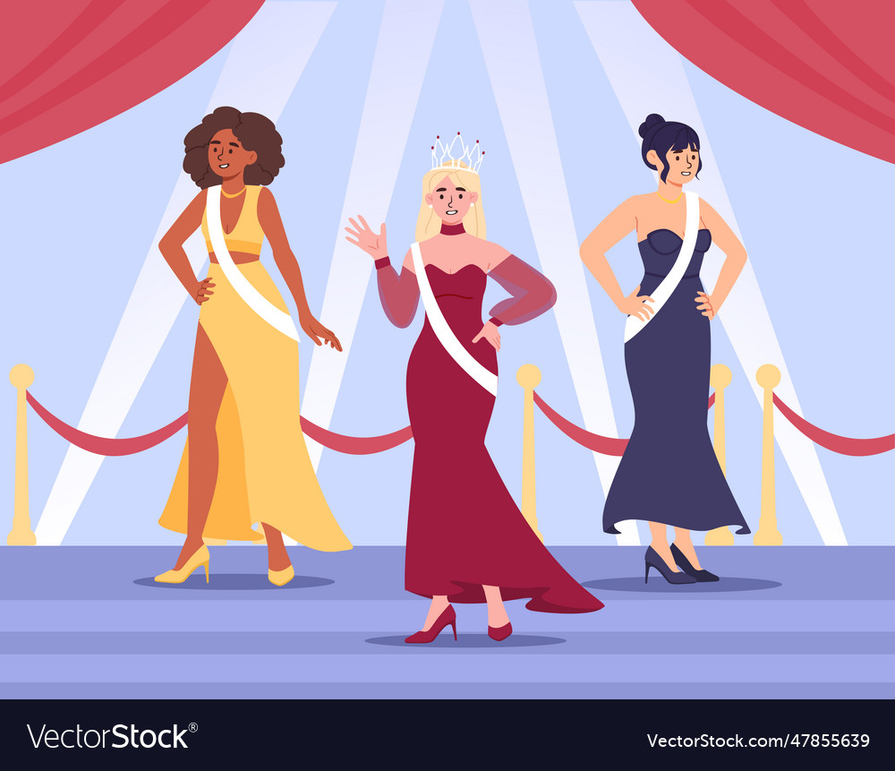 Young Beauty Pageant Wettbewerber