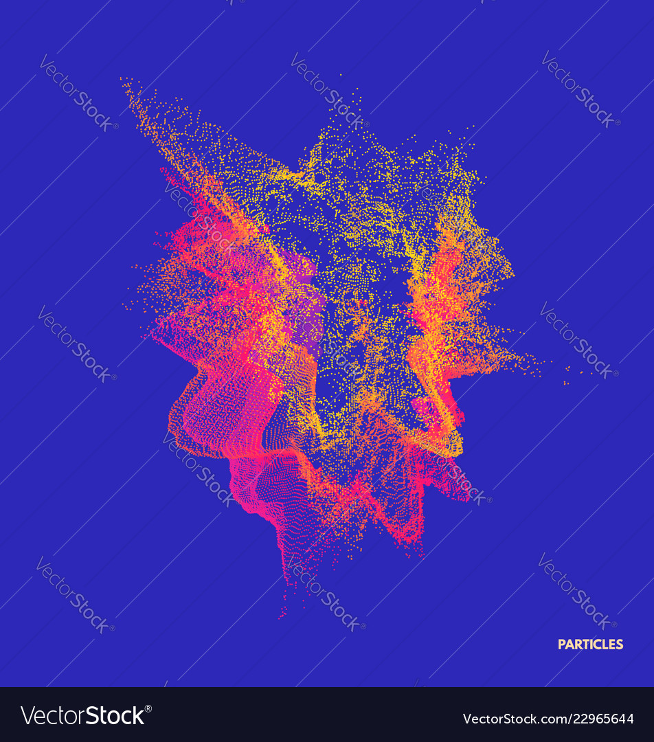 Abstract Particle Grid Background