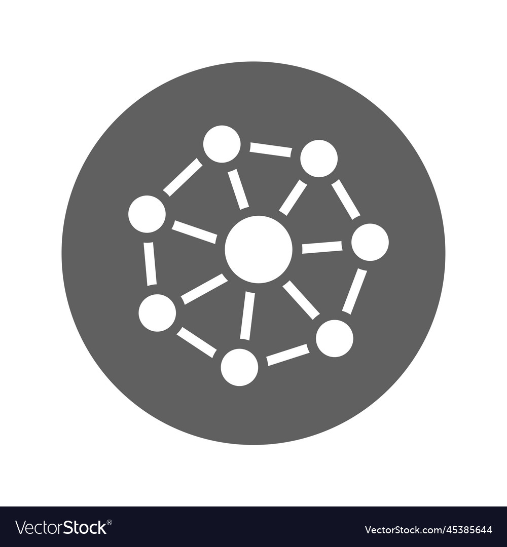 Connection networking icon