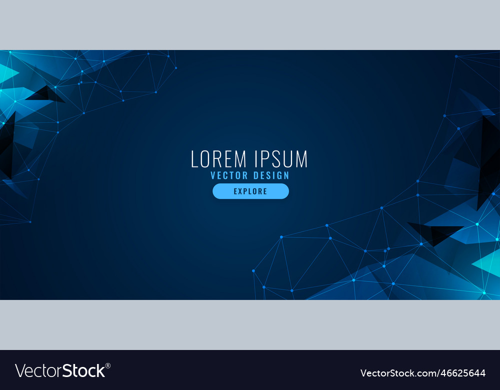 Digital technology background with lines mesh