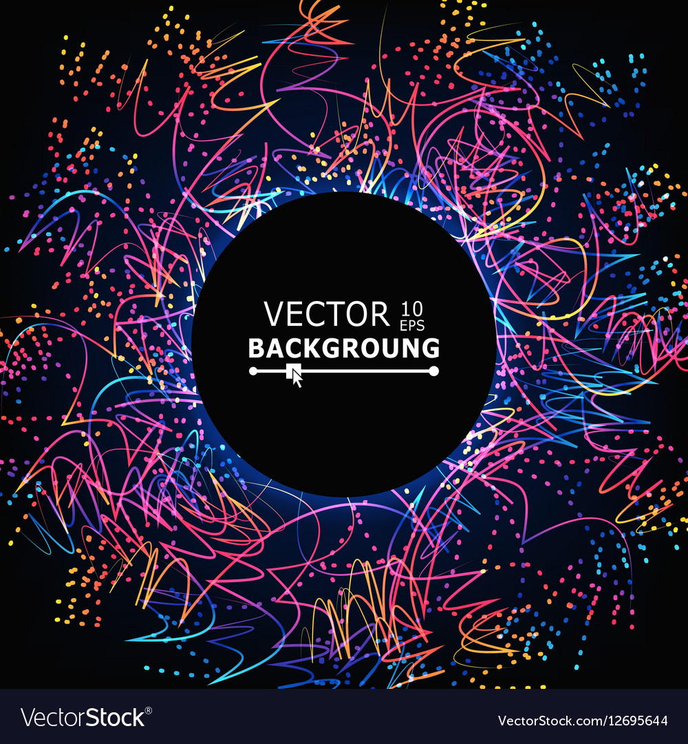 Moving colorful lines abstract background