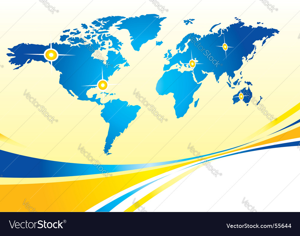 Network on map