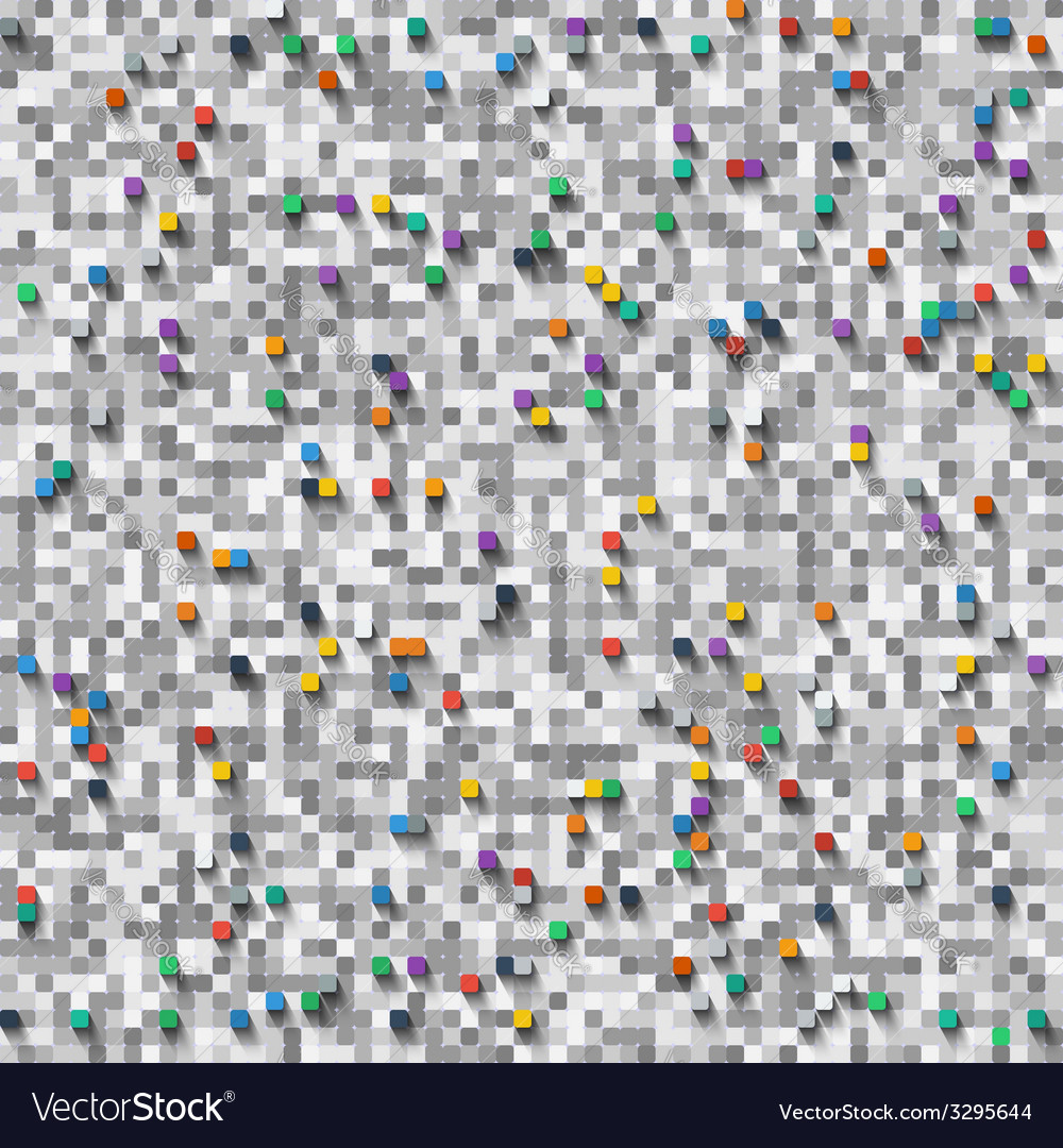 Technology abstract gray mosaic pattern