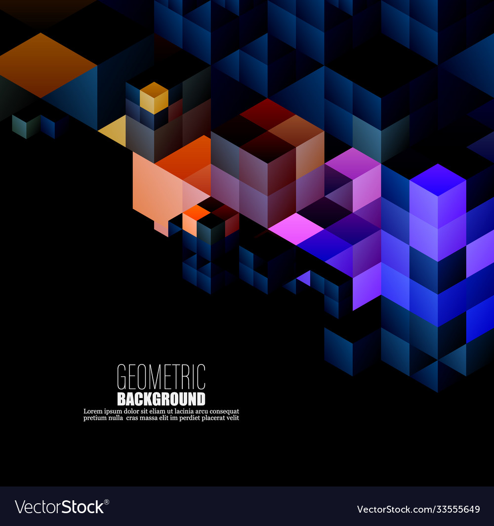 Abstract geometric background modern overlapping