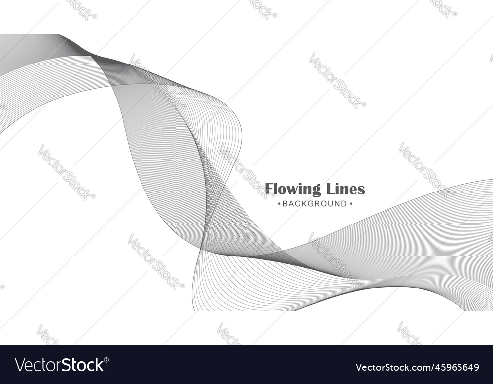 Flowing line style background design