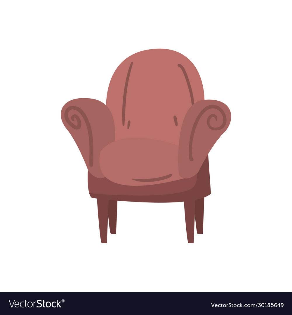 Isolated chair flat style icon design