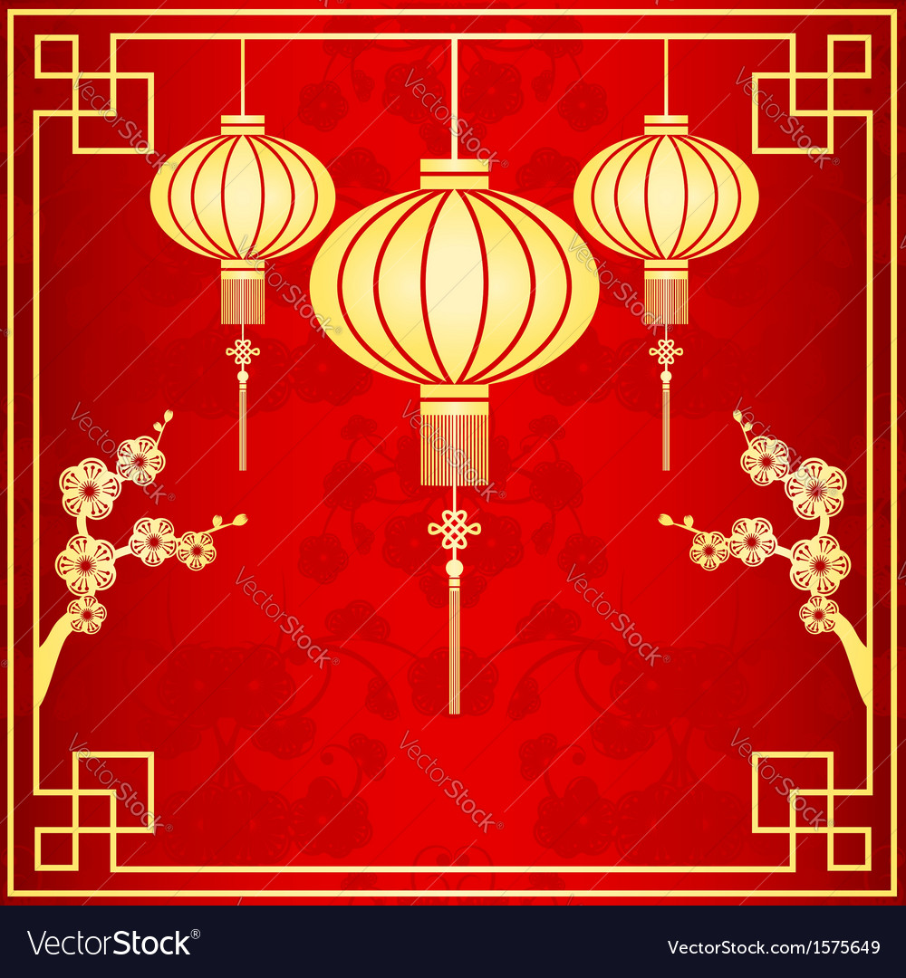 Oriental chinese lantern