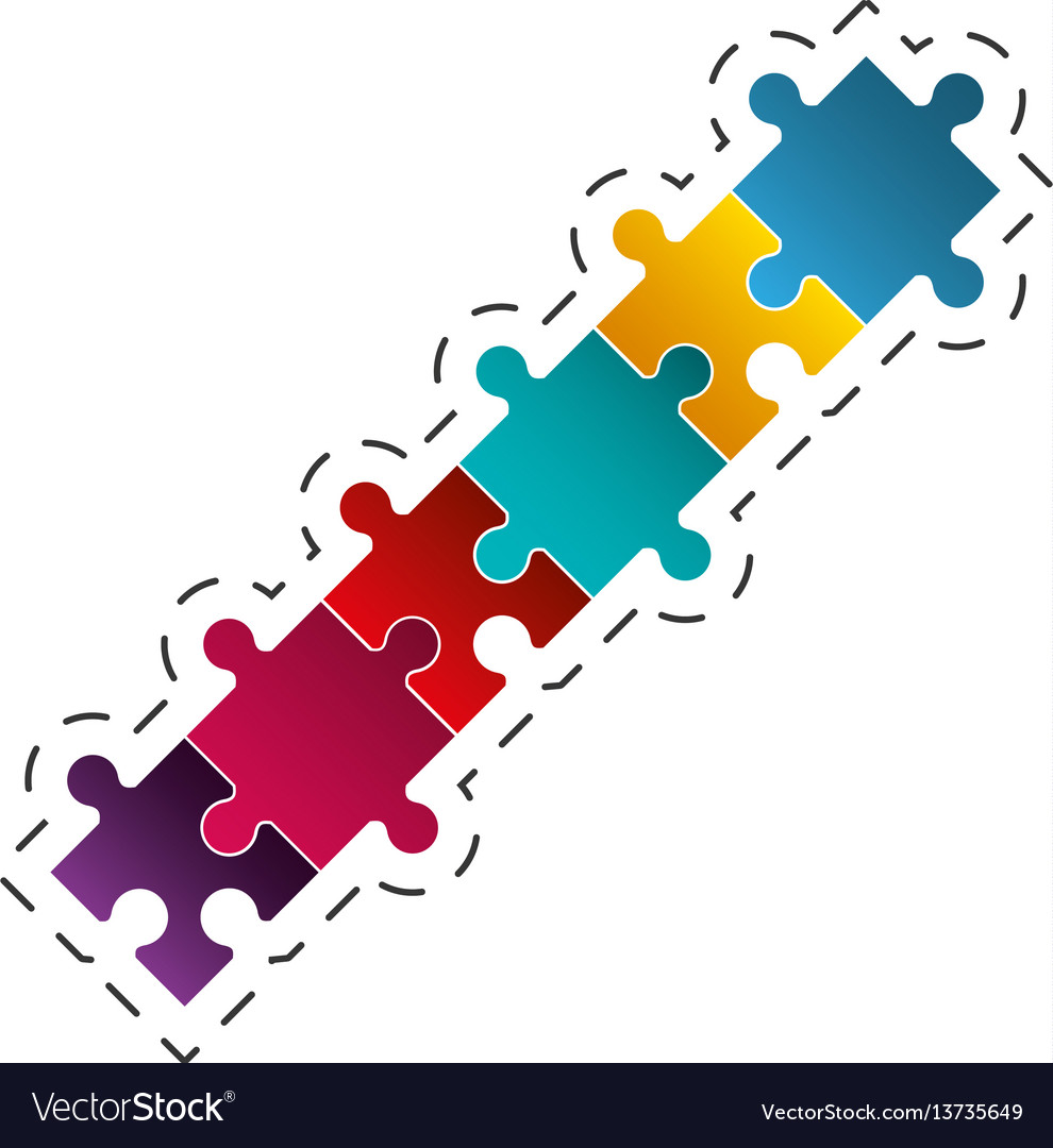 Puzzle jigsaw solution image