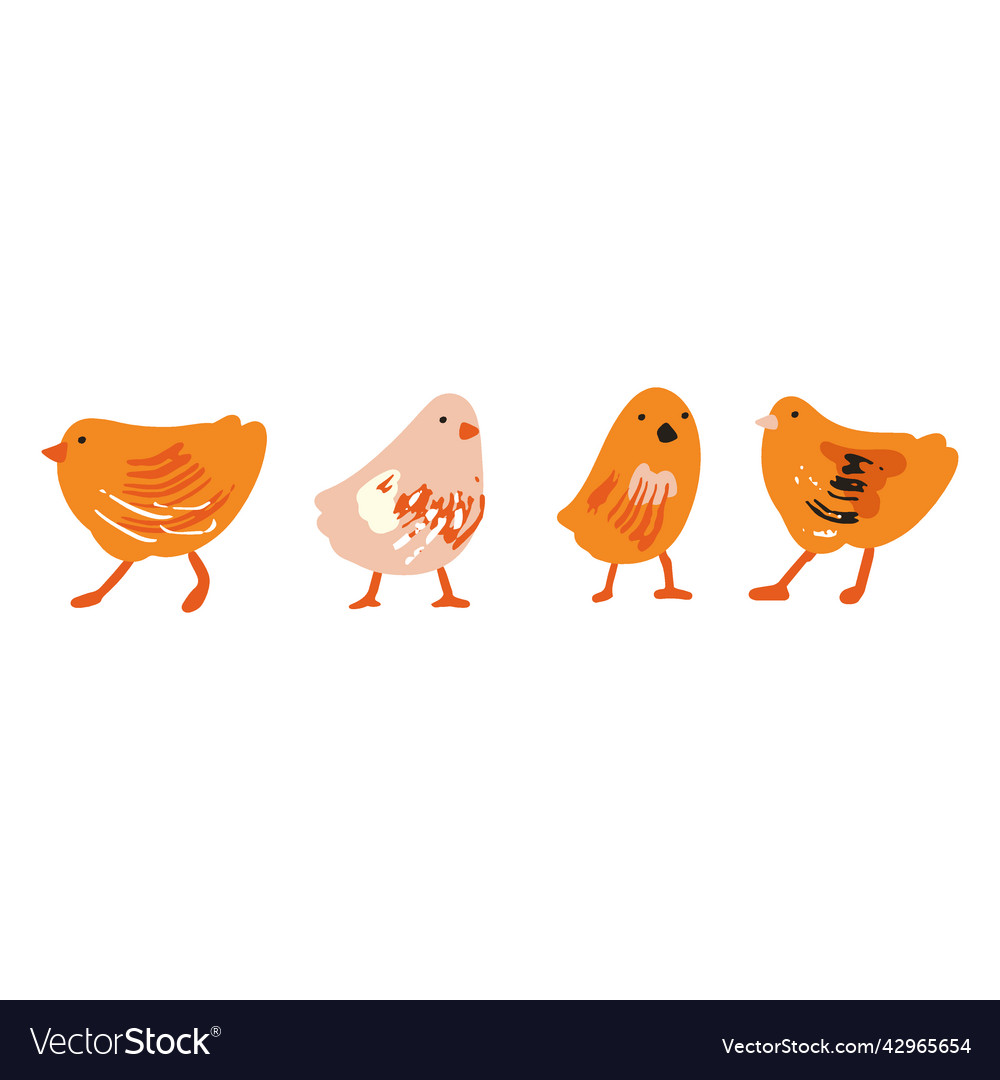 Cute chicks flat