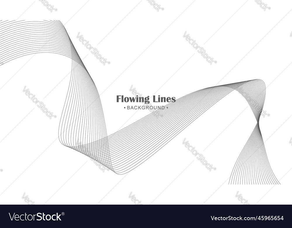 Flowing line style background design