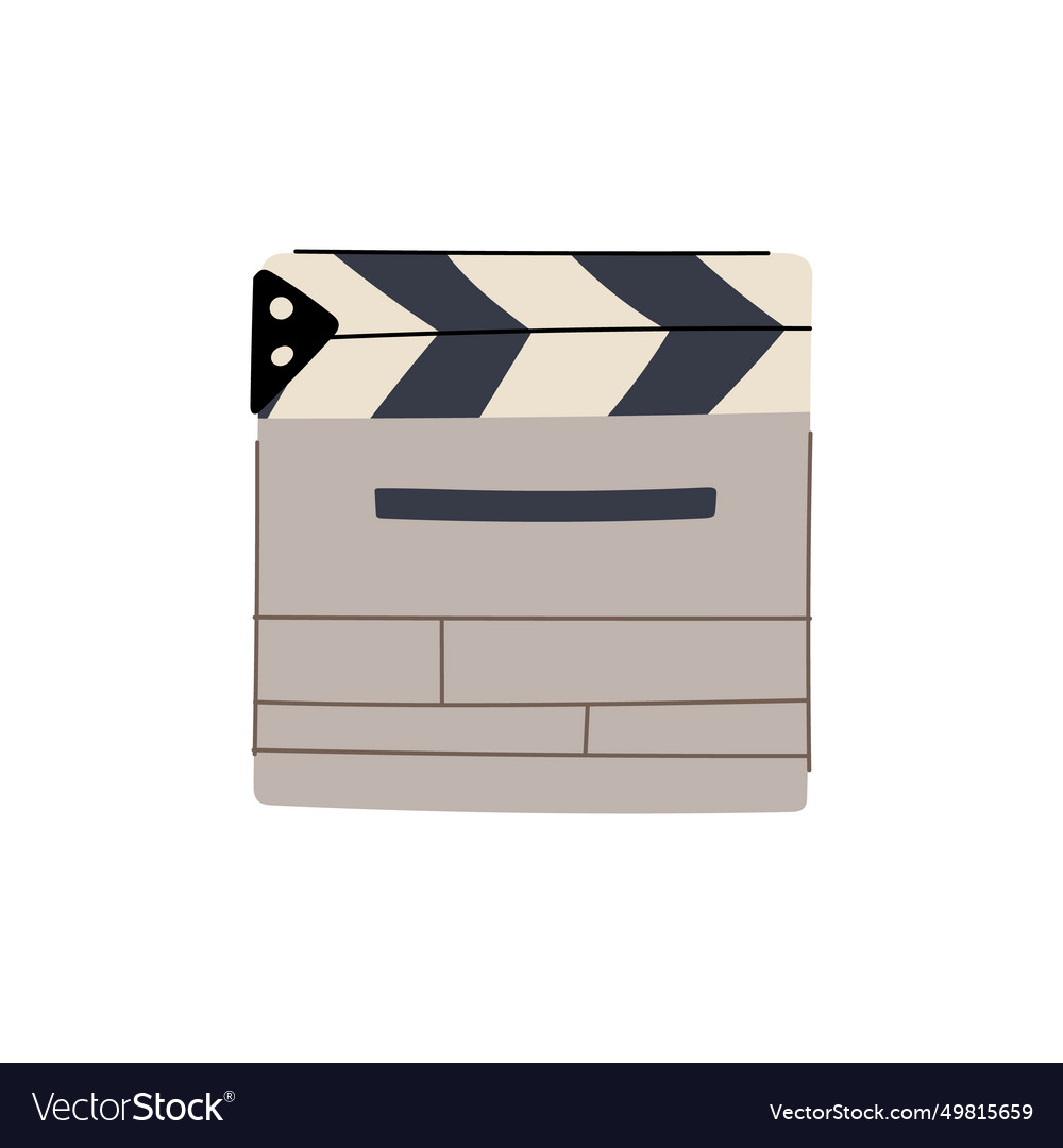 Board clapperboard cartoon