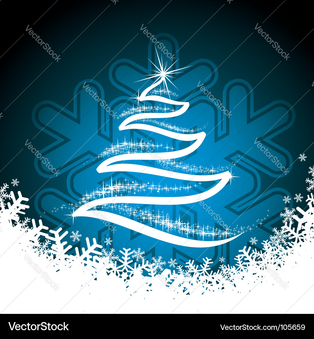Christmas tree Royalty Free Vector Image - VectorStock