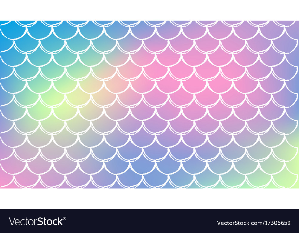 Fish scale and mermaid background