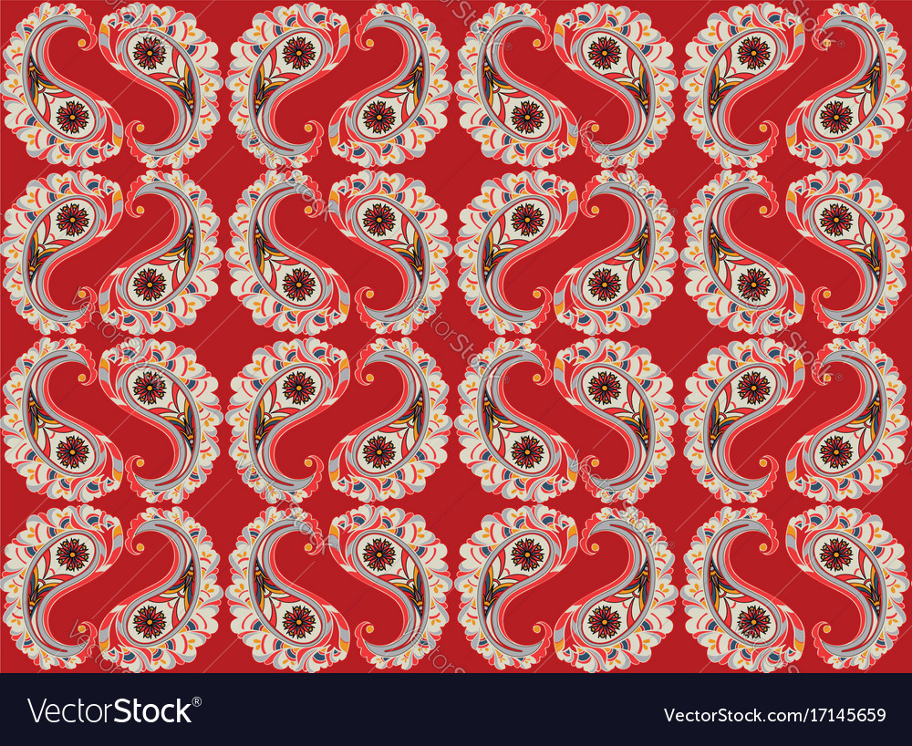 Floral seamless background oriental ornament