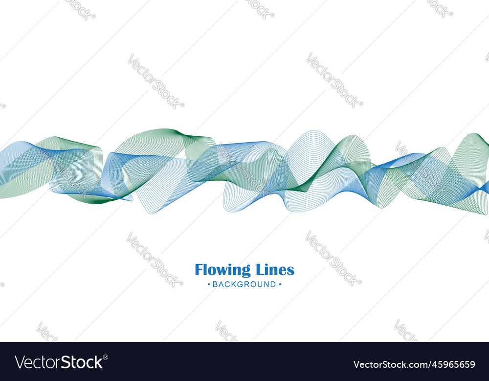 Flowing line style background design
