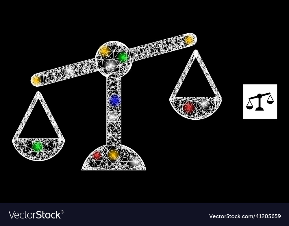 Hatched web mesh weight measure icon with multi vector image Hatched web mesh weight measure icon with multi