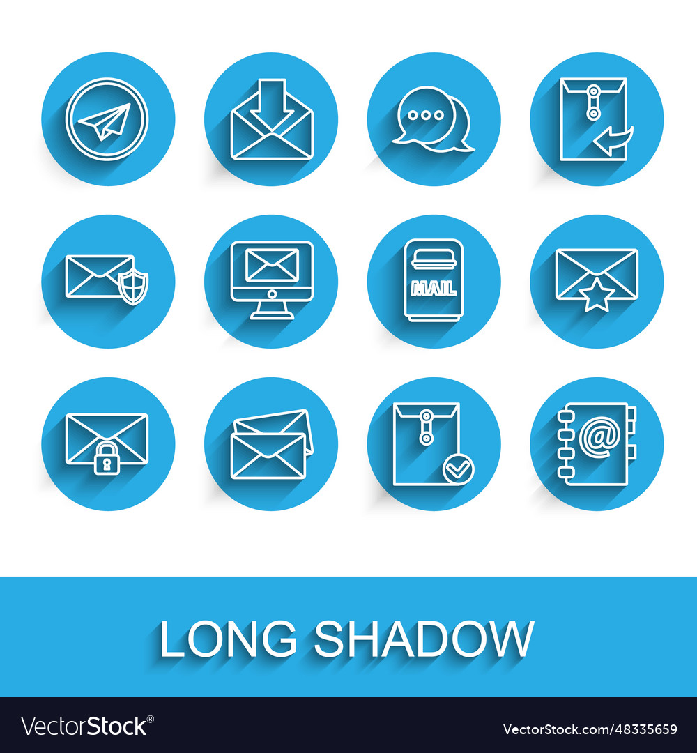 Set line mail message lock password envelope