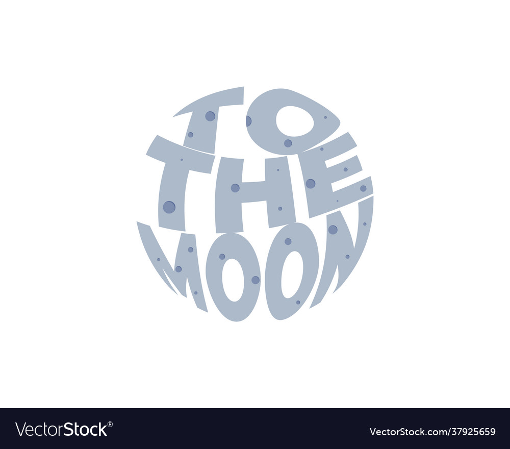 To moon romantic poster with a quote