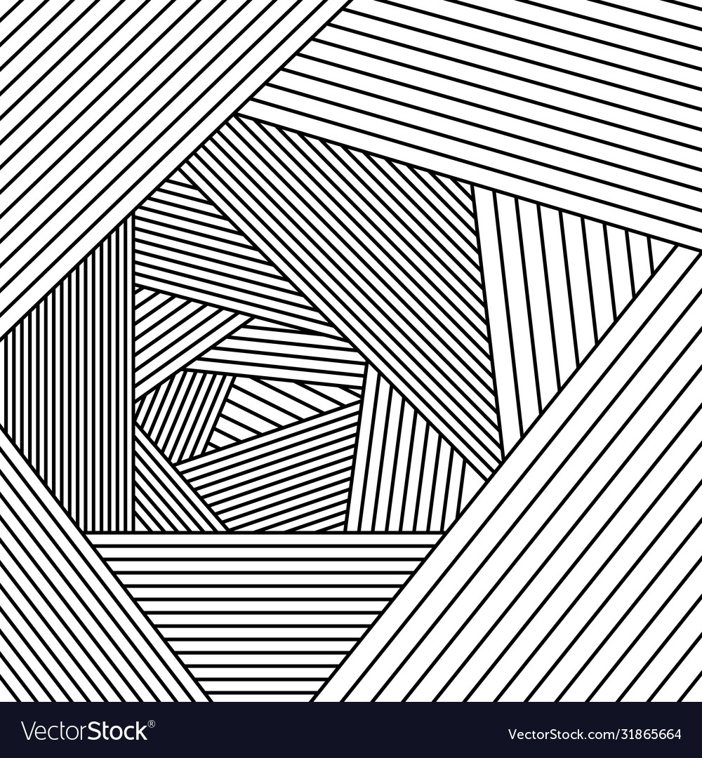 Abstract pattern in entangle style vector image Abstract pattern in entangle style