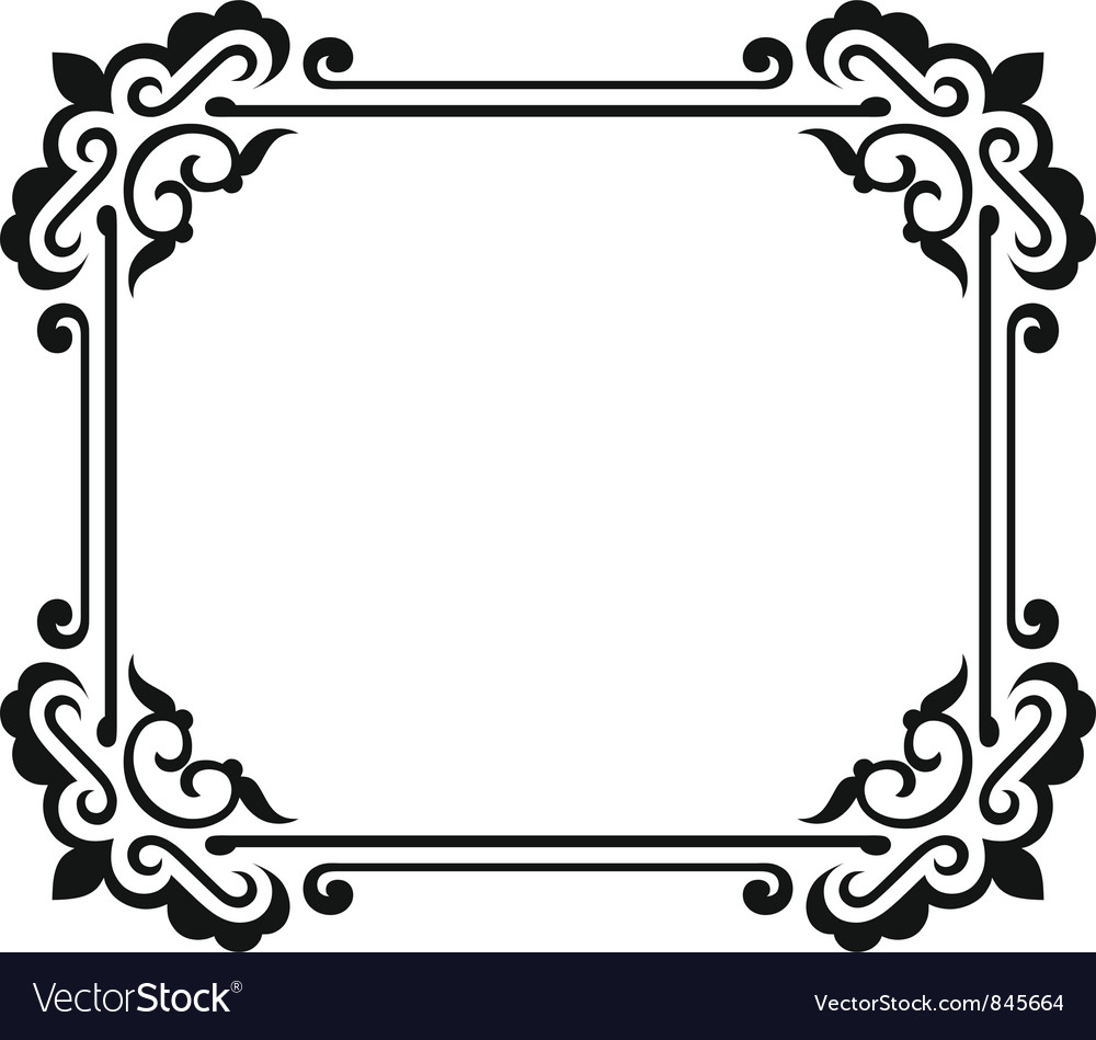 Blank frames Royalty Free Vector Image - VectorStock