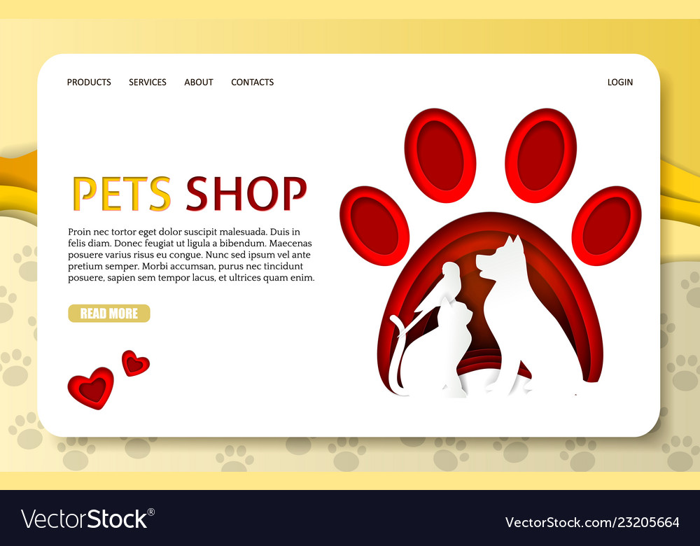 pet shop website