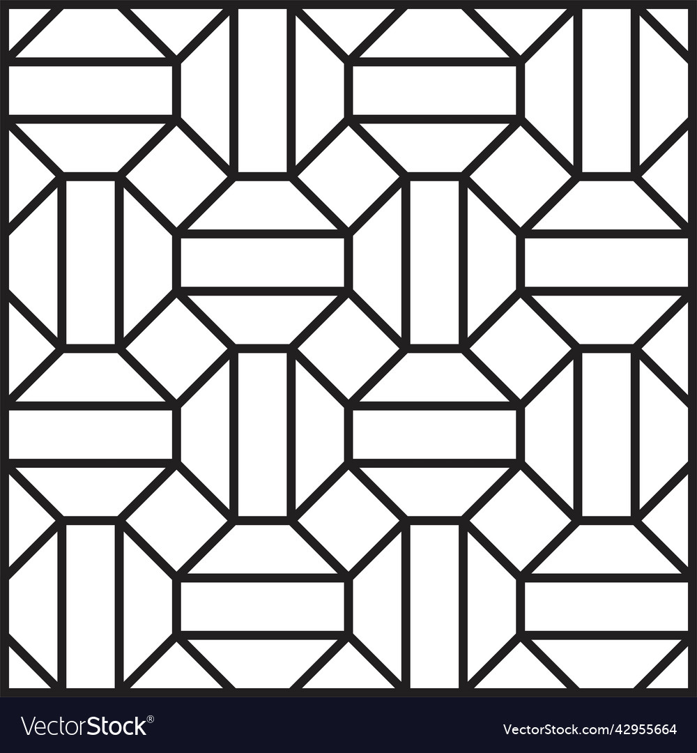 Seamless abstract architectural pattern tiles